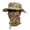 Coffee, variant on Camo Boonie Hat & Face Mask Combo for Men Women, Adjustable Breathable 2-in-1 Camo Hat, Lightweight Casual Hats, UV Sun Hat for Hunting, Fishing, Hiking, Camping, Outdoor Gear, Green_2