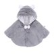 thumbnail image 1 of Gibobby Abrigos de invierno para niños y niñasInfantil Bebé Capa Cortavientos Primavera Invierno Salidas Abrigo Niñas Capa Niños Gris(Gris, 0-6 Meses), 1 of 5