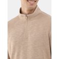 thumbnail image 3 of George Men's Quarter Zip Pullover with Long Sleeves, Sizes S-3XL, 3 of 5