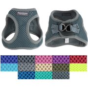 Downtown Pet Supply No Pull, Step in Adjustable Dog Harness with Padded Vest, Easy to Put on Small, Medium and Large Dogs (Titanium, XXL)