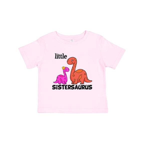 Inktastic Little Sistersaurus Girls Baby T-Shirt