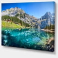thumbnail image 2 of Lac d'Oeschinen en Suisse - Paysage Toile Art Print, 2 of 4