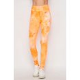 thumbnail image 2 of Buttery Smooth Tie Dye High Waisted Leggings Mustard S/M, 2 of 2