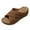 Brown, variant on Willtoo Orthopedic Shoes for Women Summer Dressy Ladies Sandals Criss Cross Hollow Slipper Comfy Arch Support Wedge