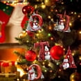 thumbnail image 5 of Leodye 1PCS Christmas letter acrylic pendant Christmas Tree Decoration Personalized DIY Christmas Ornaments Christmas Decoration Xmas Tree Hanging Decor-3.94IN, 5 of 9