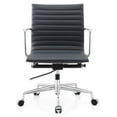 thumbnail image 4 of Meelano M346 Office Chair In White Italian Leather, 4 of 7