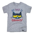 thumbnail image 2 of Pete The Cat - My Dad Is Groovy - Father's Day - Youth Short Sleeve Graphic T-Shirt, 2 of 6