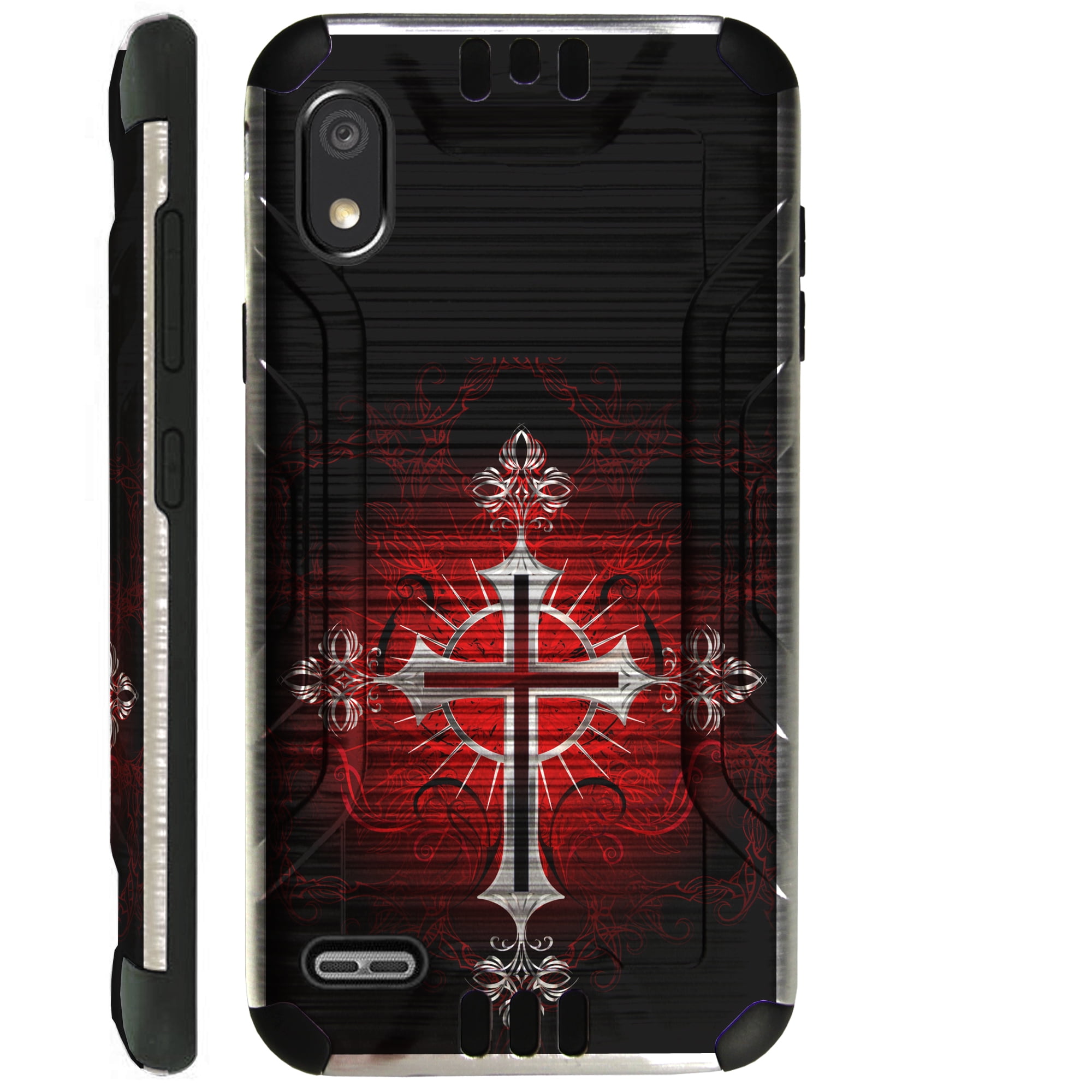 Compatible with TCL A2 TCL Signa Brushed Metal Texture Silver Guard