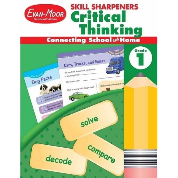 Evan-Moor Skill Sharpeners: Critical Thinking, Grade 1 Workbook