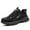 Black, variant on Lightweight Work Shoes Mens Indestructible Safety Sneakers Puncture Proof Construction Shoe Composite Toe Sneakers