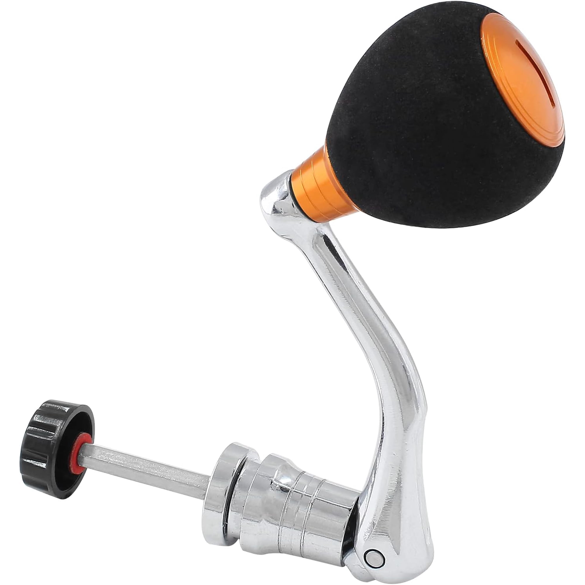 Allio-Premium Fishing Spinning Reel Replacement Power Handle Adjustable EVA Knob – Gold Large