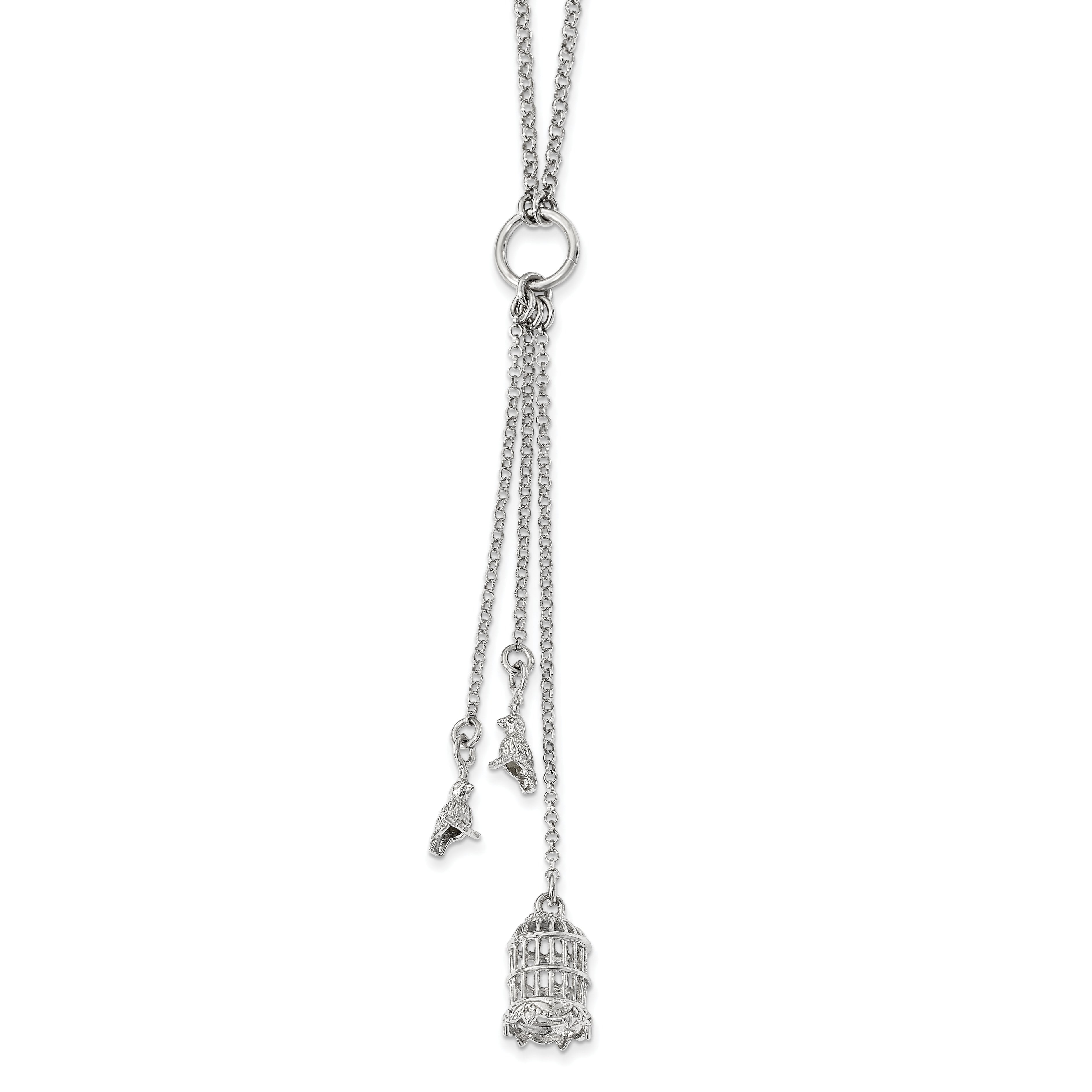 Brilliant Bijou Stainless Steel Polished Necklace 