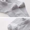 thumbnail image 2 of Calcetines de algodón para mujer calcetines con volantes calcetines de encaje con perlas de color sólido 11 Feliz Sencillez, 2 of 5