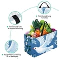 thumbnail image 3 of Peace Dove Large Capacity Oxford Cloth Reusable Foldable Storage Bins Easter Basket Box, 3 of 7