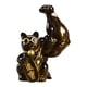 thumbnail image 1 of Figura creativa de gato de la suerte, escultura Feng Shui, artesanía de resina, escritorio, gran músculo A-Café Izquierdo, 1 of 9