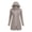 Khaki, variant on Women’s Long Sleeve Zip Up Hooded Cover Up UPF 50+ Sun Protection Shirt with Pockets for Beach Swimwear