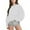 ZA-White-kids oversized sweatshirt hoodies, variant on MKOSPLRT Kids Oversized Sweatshirts Girls Textured Pullover Crew Neck Jacquard Sweat Shirts Long Sleeve Solid Loose Sweatshirts 4-15Y