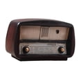 thumbnail image 3 of Decoración de mesa con adorno de radio vintage, escultura decorativa, obra de arte, modelo de radio, estatua de resina para gabinete del hogar, 3 of 7