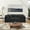 Charcoal Gray, variant on Roundhill Furniture Belvoir Upholstered Stationary Sofa, Charcoal
