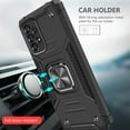 thumbnail image 6 of FIEWESEY for Samsung Galaxy A73 5G Phone Case Military Grade Drop Rugged Cover Anti-Scratch Protective 360° Rotate Kickstand Sturdy Shockproof Phone Cover for Samsung Galaxy A73 5G(Black), 6 of 7