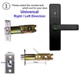 thumbnail image 2 of Biometric Fingerprint Door Lock Black Smart Lock App Remote Unlocking Keyless ,Easy Installation, 2 of 7