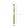 thumbnail image 2 of M5x50mm Hanger Bolts, 20 Pack Double Ended Thread Dowel Screws for Wood Furniture, 2 of 5