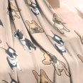 thumbnail image 3 of French Bulldog Dog Blanket,Comfortable Soft Lamb Wool Throw Blanket,All Season,Warm Lightweight Blankets for Sofa Bed Couch Living Room Chair,30"x40", 3 of 4