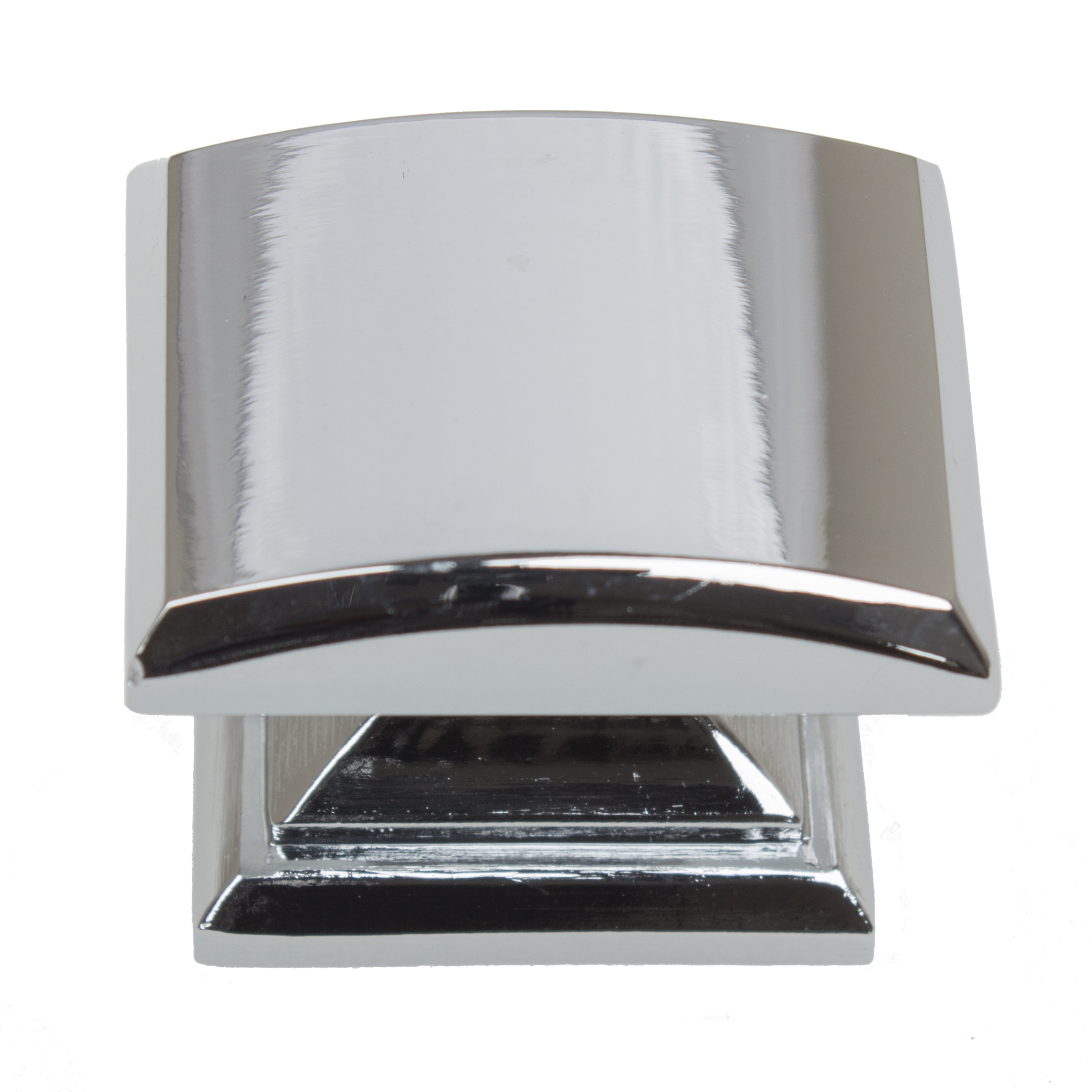 GlideRite 1-1/4 in. Domed Convex Square Cabinet Knob, Polished Chrome, Pack of 10 - image 1 of 5