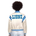 thumbnail image 2 of Women's-Starter  Cream Detroit Lions Full Count Full-Snap Satin Jacket, 2 of 2