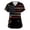 Black #21, variant on Women's 250 Anniversary Usa Scrub Tops 1776 2026 V Neck Scrubs Patriotic Short Sleeve Red Blue and White Shirts Lightweight Nursing Uniforms with Pockets Navy L