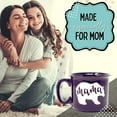 thumbnail image 3 of Mama Bear Coffee Mug for Mom, Mother, Wife - Cute Coffee Cups for Women - Unique Fun Gifts for Her, Mother's Day, Christmas (Plum), 3 of 6