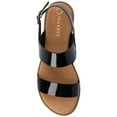 thumbnail image 5 of Journee Womens Lavine Multi Strap Flat Sandals, 5 of 9