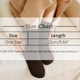 thumbnail image 3 of VISALY Women Solid Color Boots Socks Thick Warm Cozy Crew Socks Wool Socks Mid Calf Fleece Lined Socks Extra Thick Outdoor Warm Socks Black One Size, 3 of 4