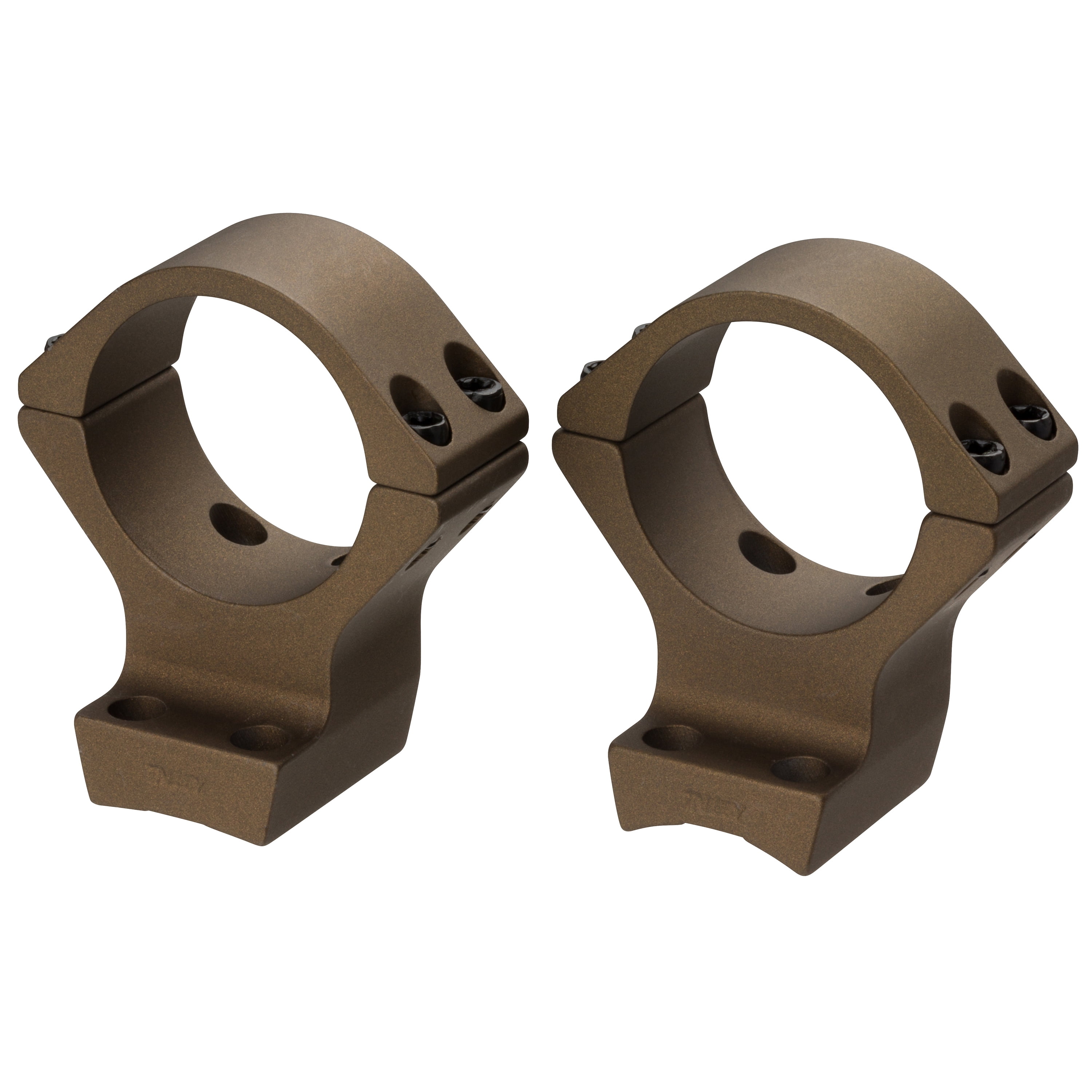 Browning XBolt Scope Rings 30mm High, Burnt Bronze Cerakote