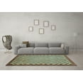 thumbnail image 3 of Ahgly Company Indoor Rectangle Oriental Light Blue Modern Area Rugs, 2' x 4', 3 of 4