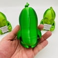 thumbnail image 4 of Precio sorpresa!Apoyo emocional Pickles Nuggets Pepino, Pepino de pepinillos cortados divertidos impresos en 3D, Muñeca de pepinillos con tarjeta positiva, , Regalos de decoración del hogar, 4 of 8