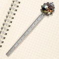 thumbnail image 3 of Rhinoceros Vintage Silver Lace-Edged Bookmark: a Gift for Readers and Book Lovers, 3 of 5