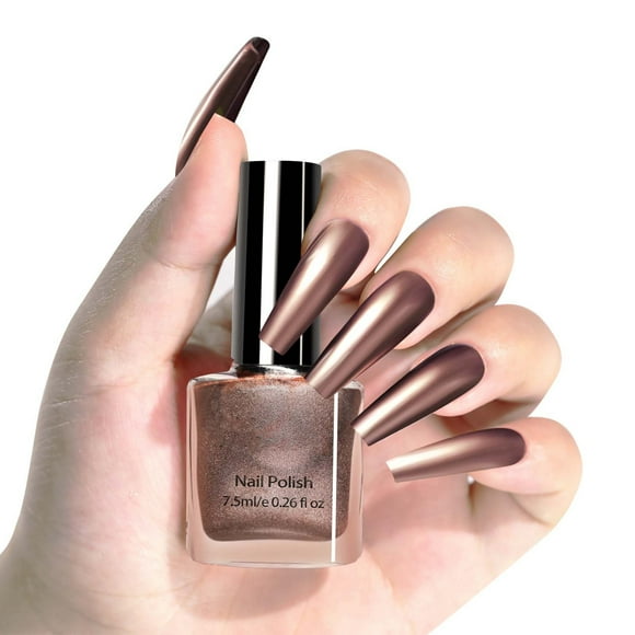 FcBaudy Vernis à Ongles, Cadeaux pour Femmes Vernis à Ongles Thermochromique Vernis à Ongles Coloré Couleur Vernis à Ongles Huileux Inodore Sans Cuisson 7,5 ml Huiles pour Ongles