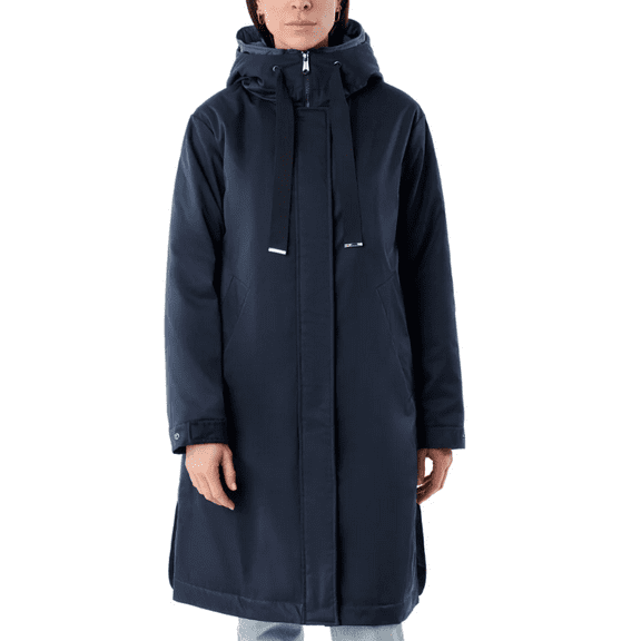 Bernardo Women's Jacket with Bib Blue Medium