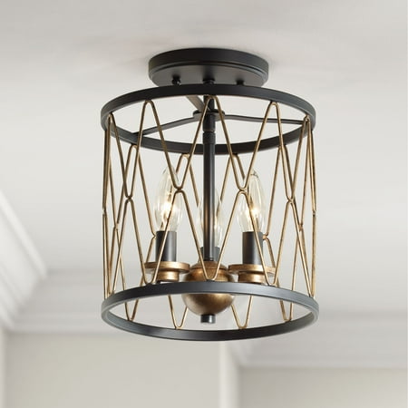 Regency Hill Semi Flush Mount Ceiling Light Fixture Matte