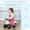thumbnail image 3 of Qaba Baby Balance Bike for 18-36 Months, Toddler No Pedal Ride-on Walking Bike with 4 Wheels Gifts for Boys Girls, Pink, 3 of 9