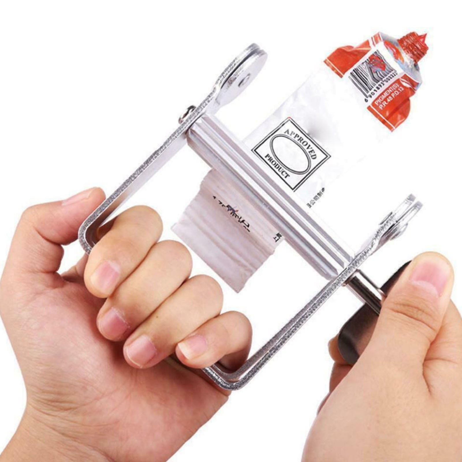 Toothpaste Squeezer Tool Dispenser Metal Paint Tube NEW Tool Roller Hand Q3U6