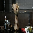 thumbnail image 6 of Beautifully Hand Carved Etched Dark Brown Mango Tree Wood Vase, 6 of 9