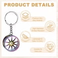 thumbnail image 3 of Uxcell 2Pcs Wheel Rim Tyre Keychain, Car Wheel Hub Auto Parts Key Chains Creative Key Fob Ring Fit Men Women for Cars Trucks Bikes, Assorted Colors, 3 of 7