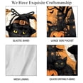 thumbnail image 4 of luoweisi Men's Beach Shorts Quick Dry Swim Trunks with Mesh Lining Halloween Black Cat 2XL, 4 of 5
