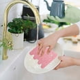 thumbnail image 4 of zhangmingg Cartoon Sponge Cleaning Brush Set with Adorable Animal Designs for Efficient Kitchen and Bathroom Cleaning Tasks, 4 of 4