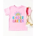 thumbnail image 4 of Hello Kindergarten Shirt for Girls Rainbow Back to School First Day Graphic Tee Kids Pink Shirt 2T, 4 of 8