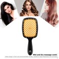 thumbnail image 2 of Ygjytge Peine De Masaje Con Bolsa De Aire Hueca Cepillo De Peinado Para El Cuidado Del Cabello Rizado Recto (Naranja) Ygjytge Para estrenar, 2 of 4