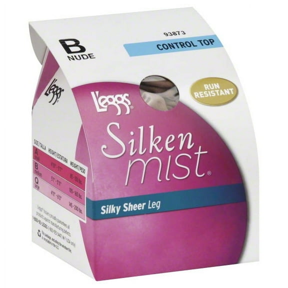 Hanes Silken Mist Women's Lasting Sheer Control Top Pantyhose
