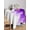Purple, variant on Purple Table Cloth, Boho Modern Floral Abstract Ombre Leaf White Waterproof Tablecloth for Square Tables, Reusable Washable Fabric Table Cover for Restaurant Kitchen Dining Tables 60"x60"